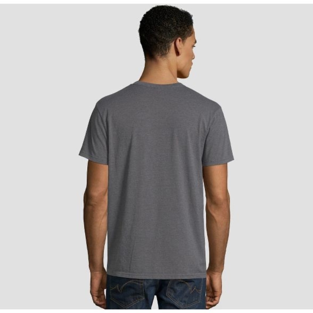 Alternative Vintage Soft Basic Dark Grey Tee - image 2
